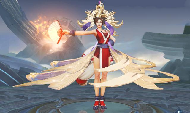 王者荣耀中安琪拉,扁鹊,火舞穿上了女帝武则天的衣服