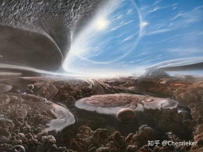 捕猎者艺术想象图 / adolf schaller 这三种生命构成了木星的生态系统