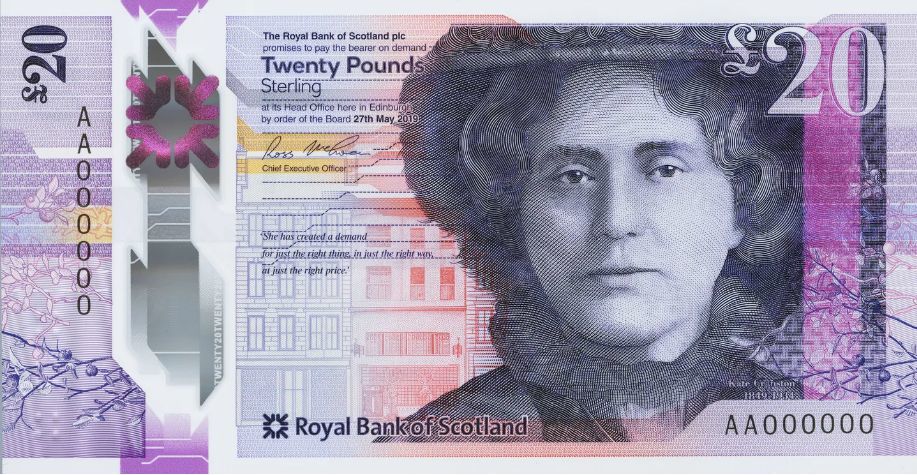 数十位专业人士设计一张纸币,苏格兰全新发行的20英镑有什么奥妙?