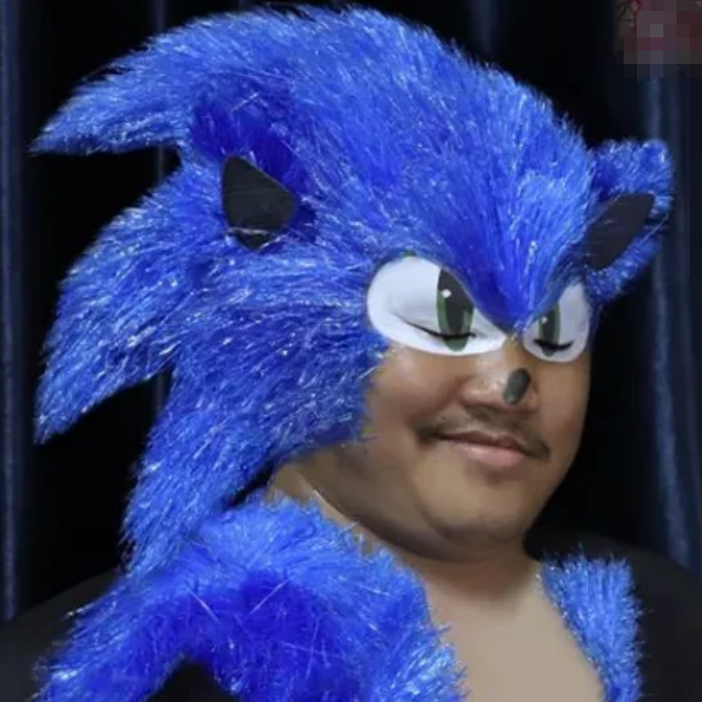 泰国小哥低成本cos,仅用绳子还原刺猬索尼克,作品一出给跪了!