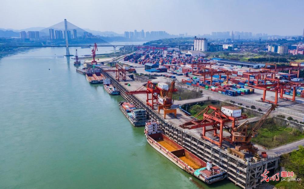 泸州江北港大件码头图片