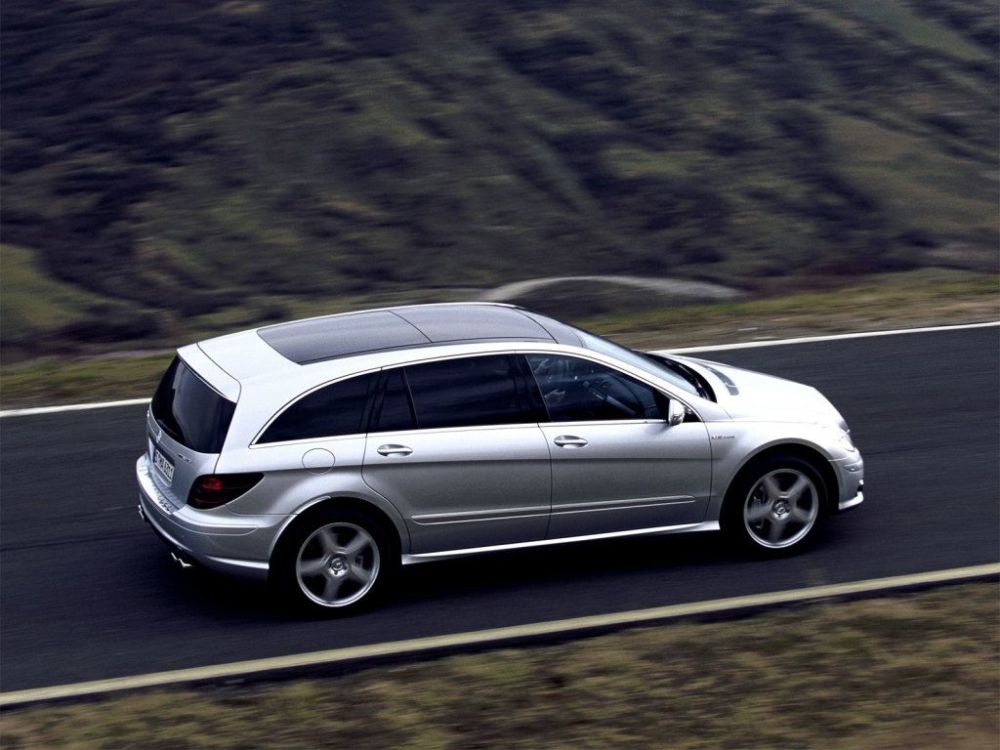 昙花一现的510匹七人车mercedesr63amg