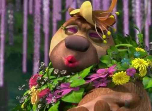 熊出没当光头强他们化妆之后一个比一个辣眼熊大让人不忍直视