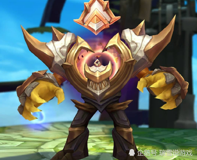 lol至臻石头人模型预览,和"滚筒洗衣机"毫无违和,越看越像