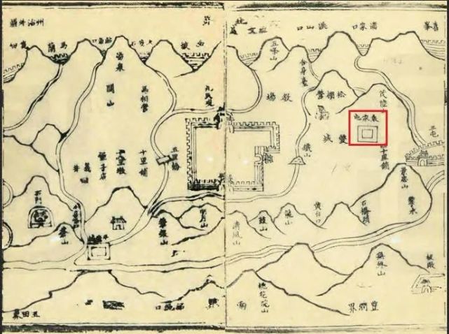 遵化1676年地图,发现遵化古城池|遵化县|遵化州志|康熙