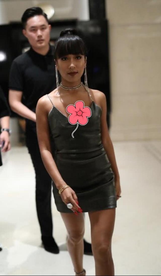 生图下的吉克隽逸身材有多绝?看看穿"液体裙"的她就知道了