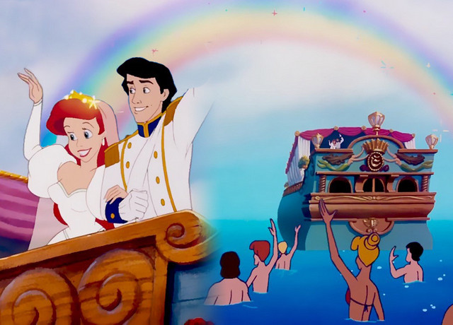 小美人鱼爱丽儿公主经历了重重困难,花了很长时间终于说服了她的父王