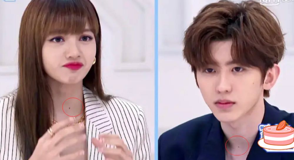 蔡徐坤lisa被炒cpcp粉疯狂嗑糖发现两人脖子上同款痣前世情人