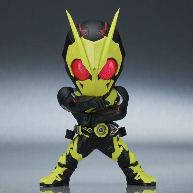 q版假面骑士零一手办招牌pose双眼可发光