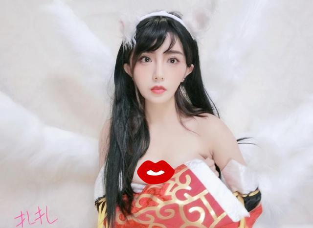 古阿扎cos王者荣耀妲己不愧球王美名粉丝看完直夸好图