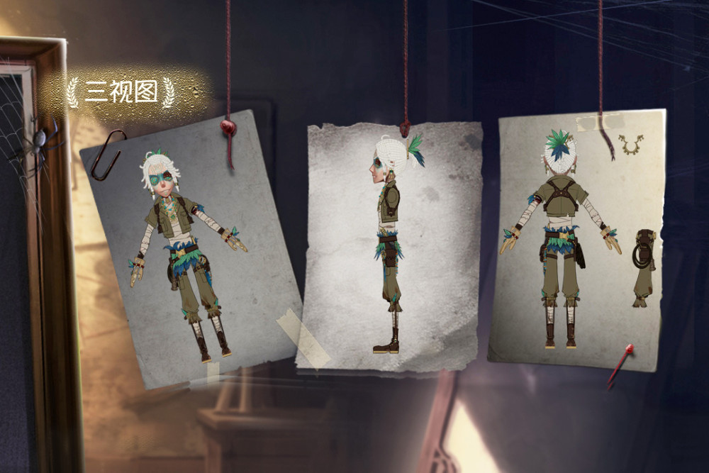 第五人格囚徒金皮蝰公布海报帅气小哥哥立绘整容似蛇精