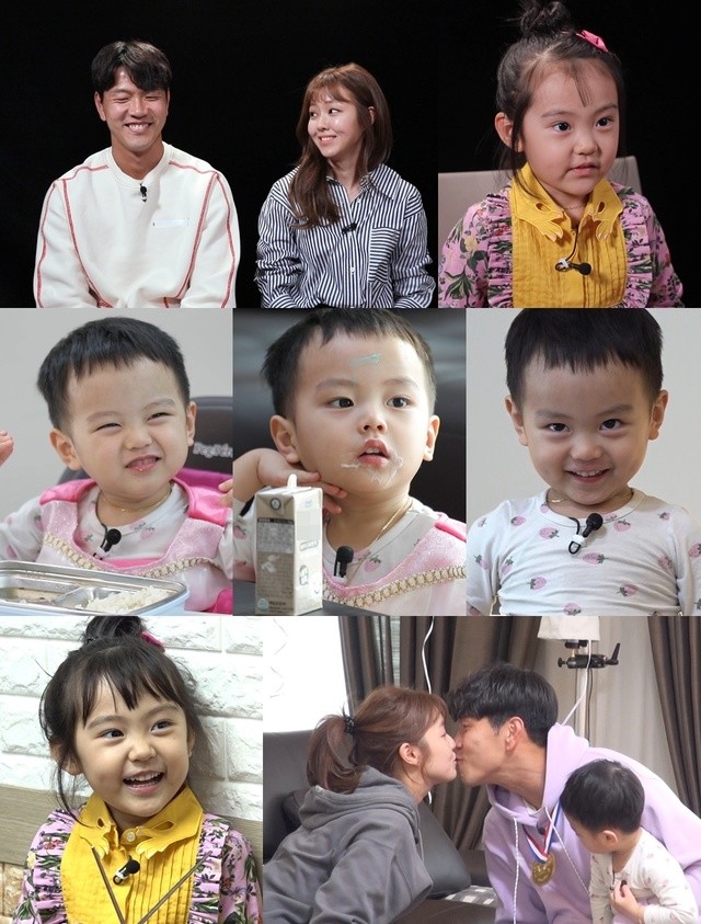 超人回来了前恒大铁闸晒与爱妻亲吻照携儿女出演韩国最火亲子节目