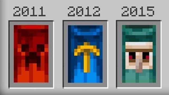 参加minecon,festival(ps:notch离开mojang之后,黄色的披风就统一改成