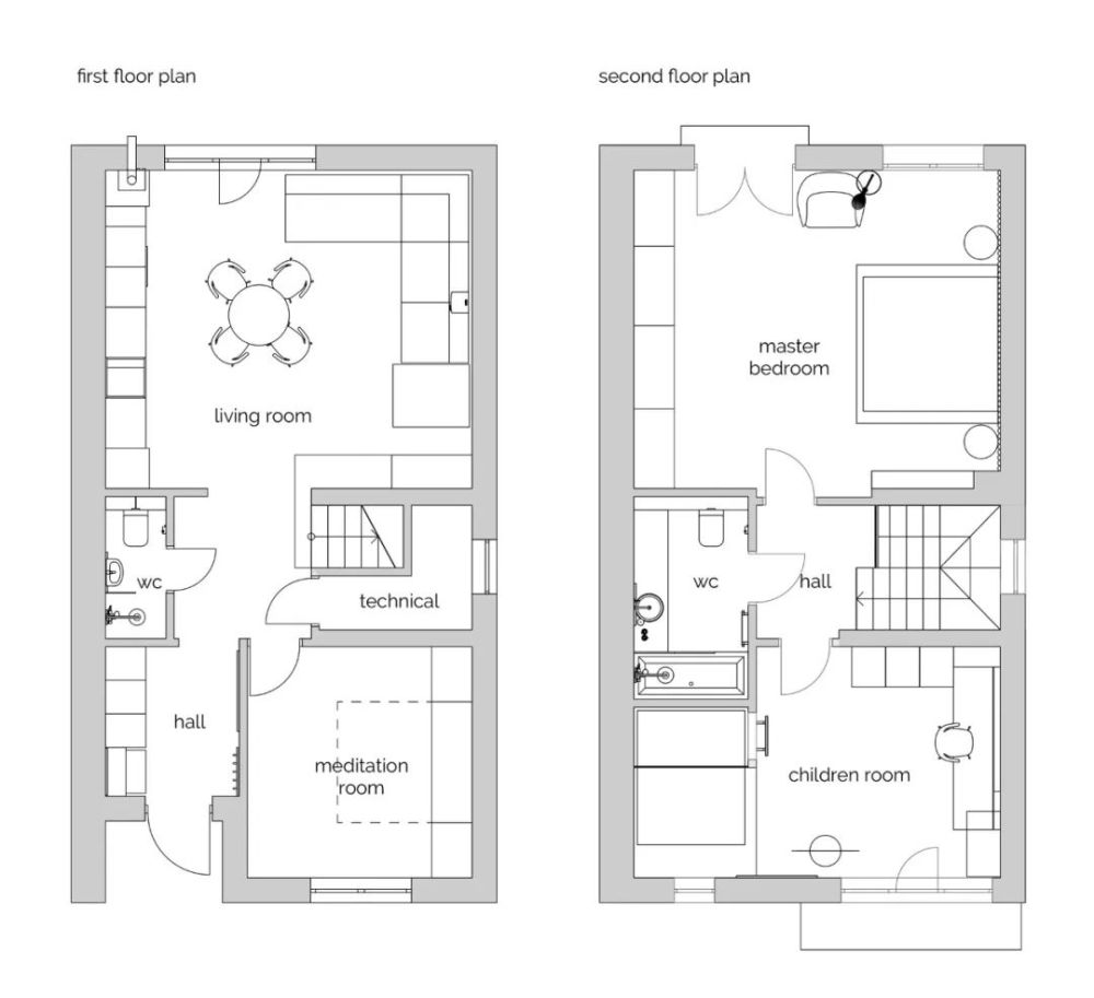 110㎡复式公寓,美观和实用都有了