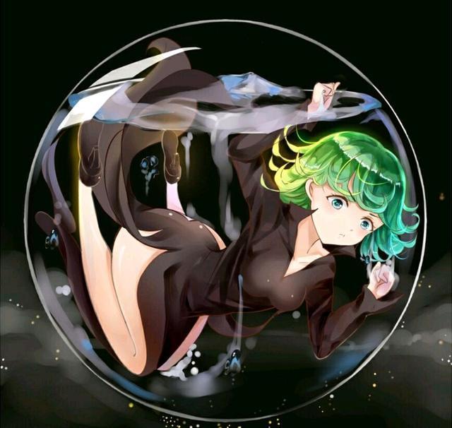 一拳超人琦玉收了小萝莉龙卷妹妹吹雪躲角落画圈圈