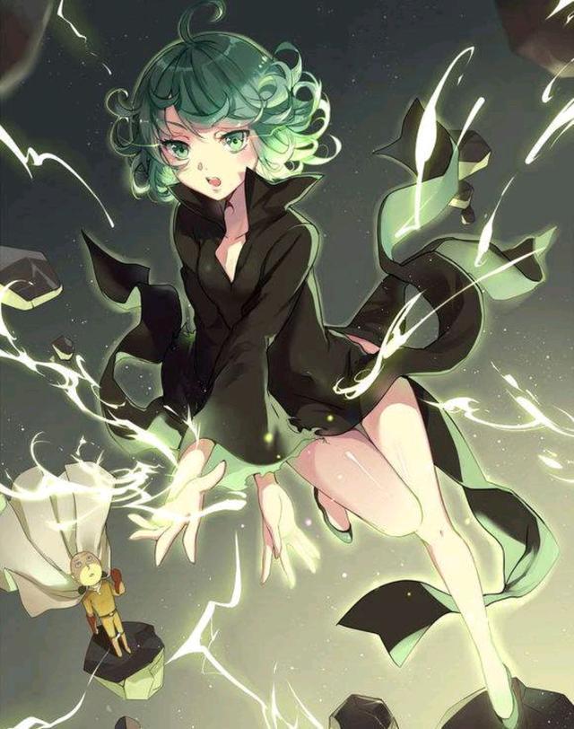 一拳超人琦玉收了小萝莉龙卷妹妹吹雪躲角落画圈圈