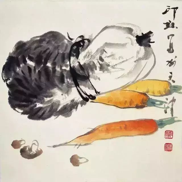 萧朗|写意禽鸟蔬果图(90幅)