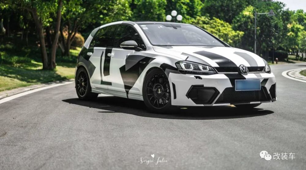 追崇千匹马力硬核小钢炮可蹦超跑的高尔夫7r性能改装案例