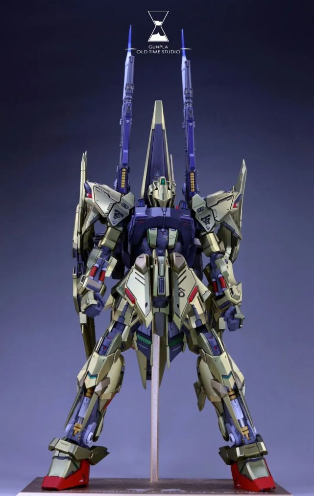 mg百式20育胶百式重装形态改件低调精细的消光金色涂装制作