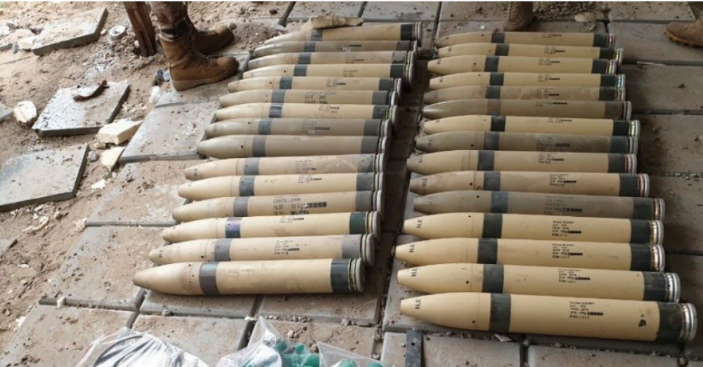 107mm火箭弹除了此前发现的轻型卡车火箭炮之外,伊拉克军队在美军塔吉