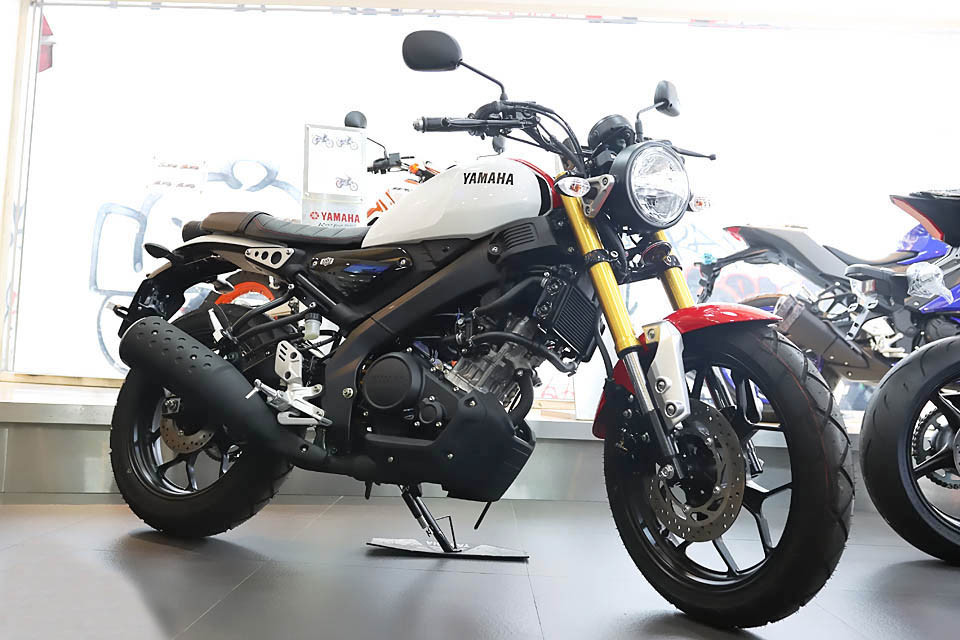 高颜值复古小钢炮 雅马哈xsr155 2020款实拍