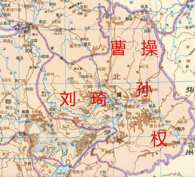 赤壁之战前后江夏一郡为何有四个太守一个字乱