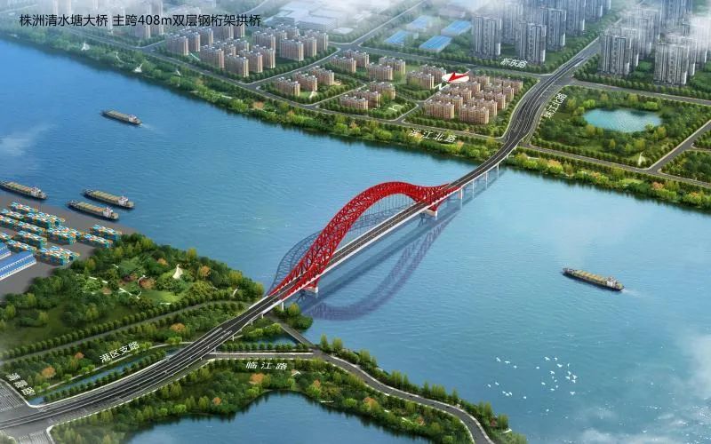 能否如期建成通车清水塘大桥株洲八桥项目建设有新进展