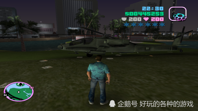 GTA罪恶都市自带武器的交通工具，有一个你很少见