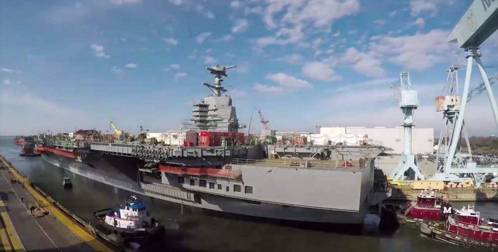 福特级航母二号舰交付计划再度变更本想节省成本却遭海军反对