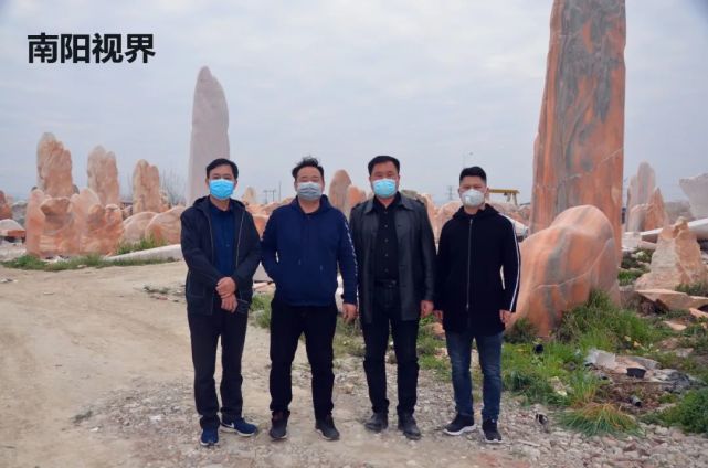 中网视总导演王海龙一行走进中原石雕文化产业园文化交流