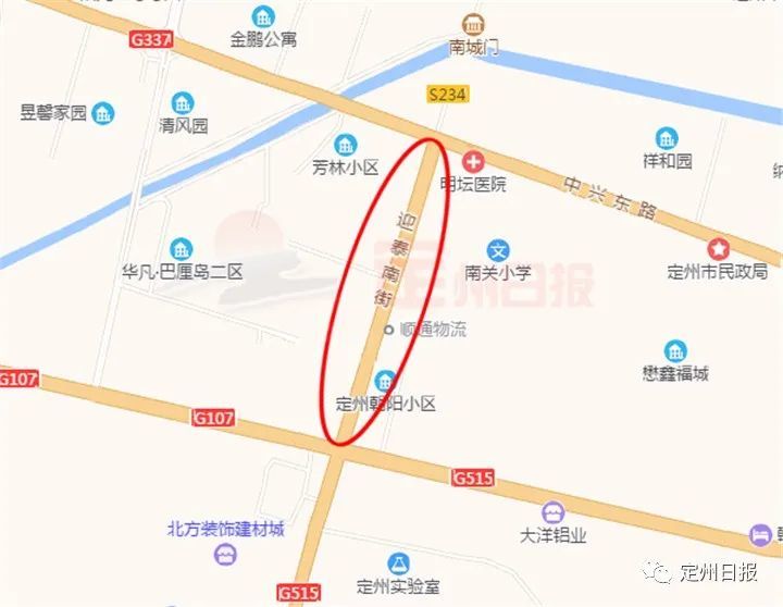 注意定州這條路將進行圍擋施工請儘量繞行