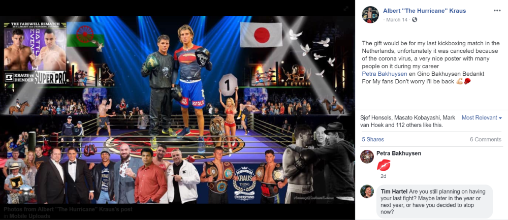 传奇隐退天王克劳斯宣布踢拳退役之战