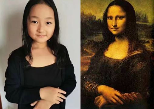 模仿世界名画 我只服中国的小学生 腾讯网