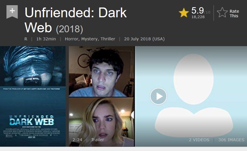 这部电影暗网2解除好友看完我都想砸手机电脑了