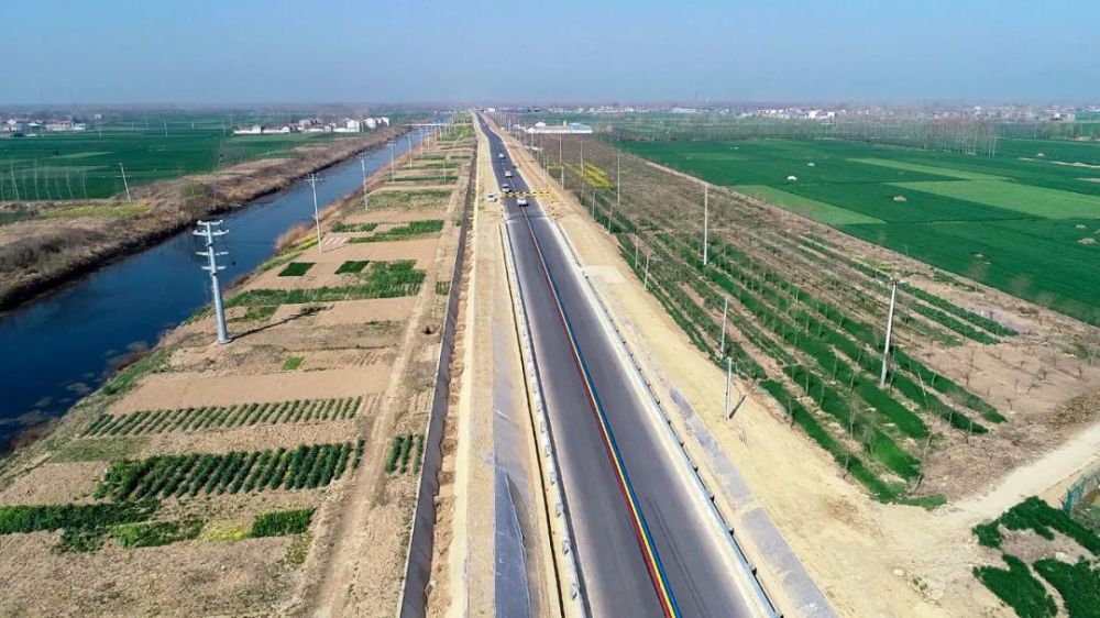 漂亮丰县首条彩虹路惊艳亮相