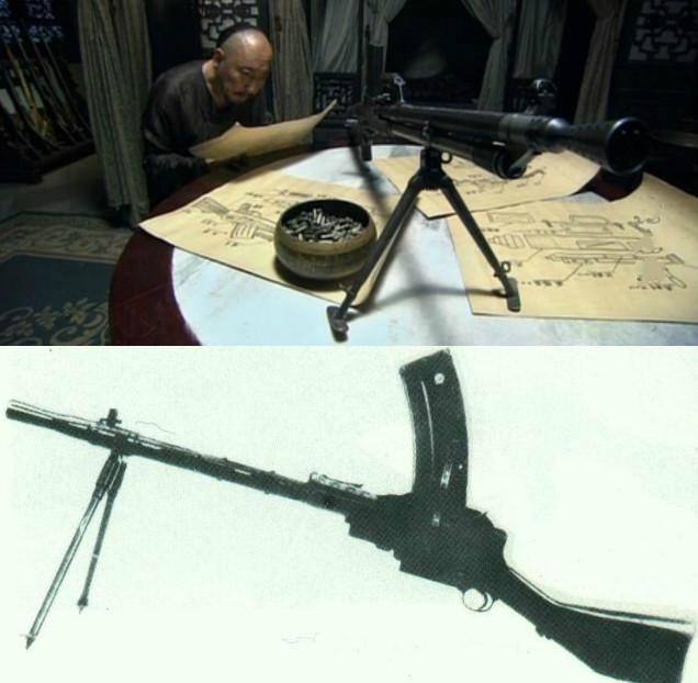 清军将领端着机枪扫射就是神剧看机枪发展史才知道错怪了导演