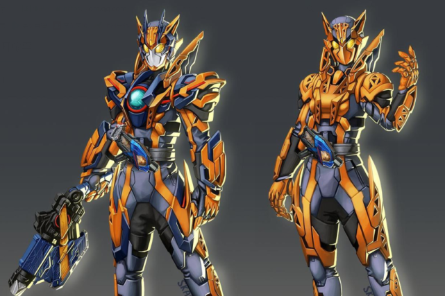 假面骑士零一大神自制骑士灭武装形态斗篷加三刀流霸气侧漏