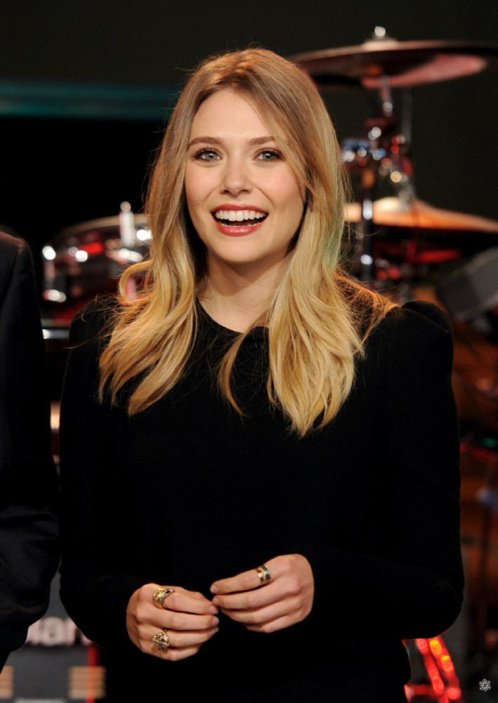 奥妹伊丽莎白奥尔森参加活动素颜女神化妆后颜值太惊艳