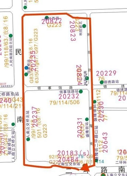 成都3月19日起新开公交g223路另有3条公交线路调整