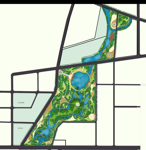 >蔡氏河溼地公園項目規劃圖該項目是信陽市重點項目,也是潢川縣2020年