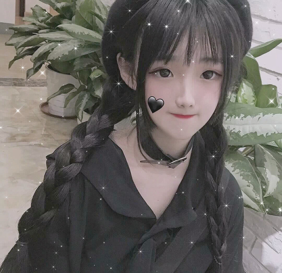 仙气真人女生头像我每想你一次星星就多了一颗的样子