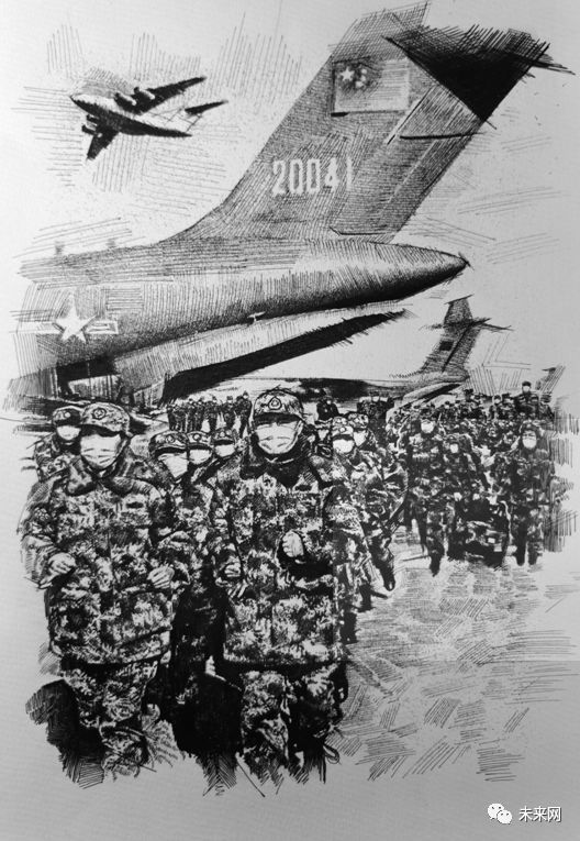 解放军,党员率先垂范,军地共克时艰,在灾难面前,军人与武汉人民在一起