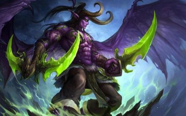 炉石传说新英雄恶魔猎手伊利丹背景故事 腾讯新闻