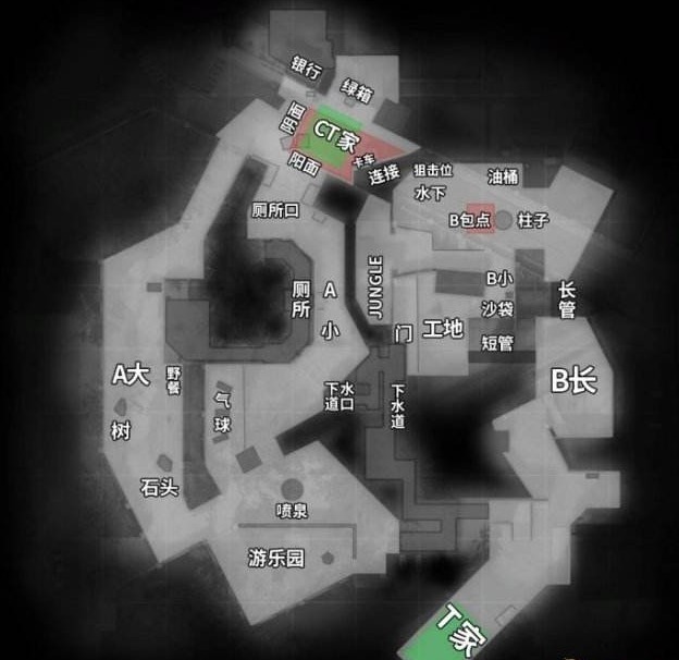 CSGO:“刚枪图”死亡游乐园,有哪些进攻套路可以选择?