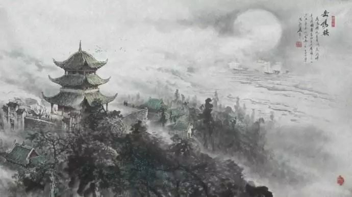 若夫霪雨霏霏,连月不开,阴风怒号,浊浪排空;日星隐曜,山岳潜形;商旅不