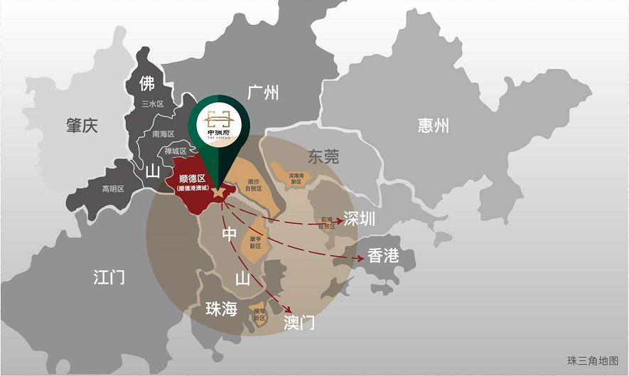 过去多年,珠三角经济区的城市群基本是各自发展,越摊越大,而随着大