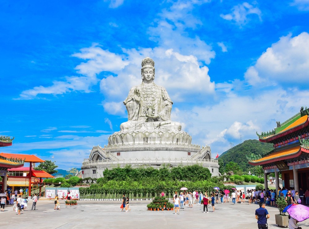 东莞观音山景区恢复开放春季赏花踏青拜观音月老求三生姻缘