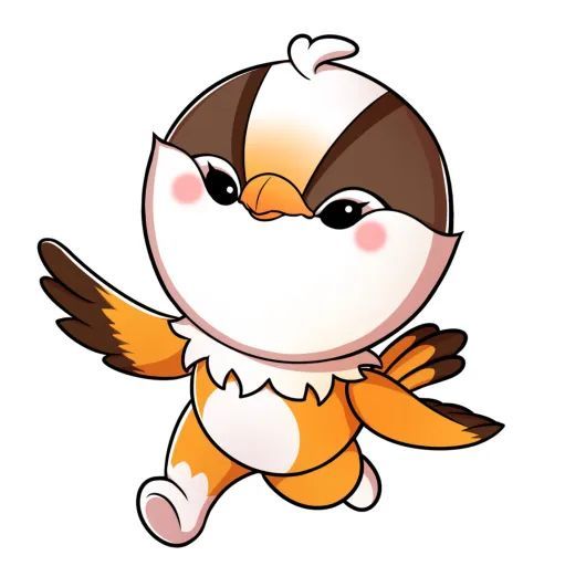 设计理念吉祥物以上海特色鸟类震旦鸦雀为设计原型,突出了其特征,头上