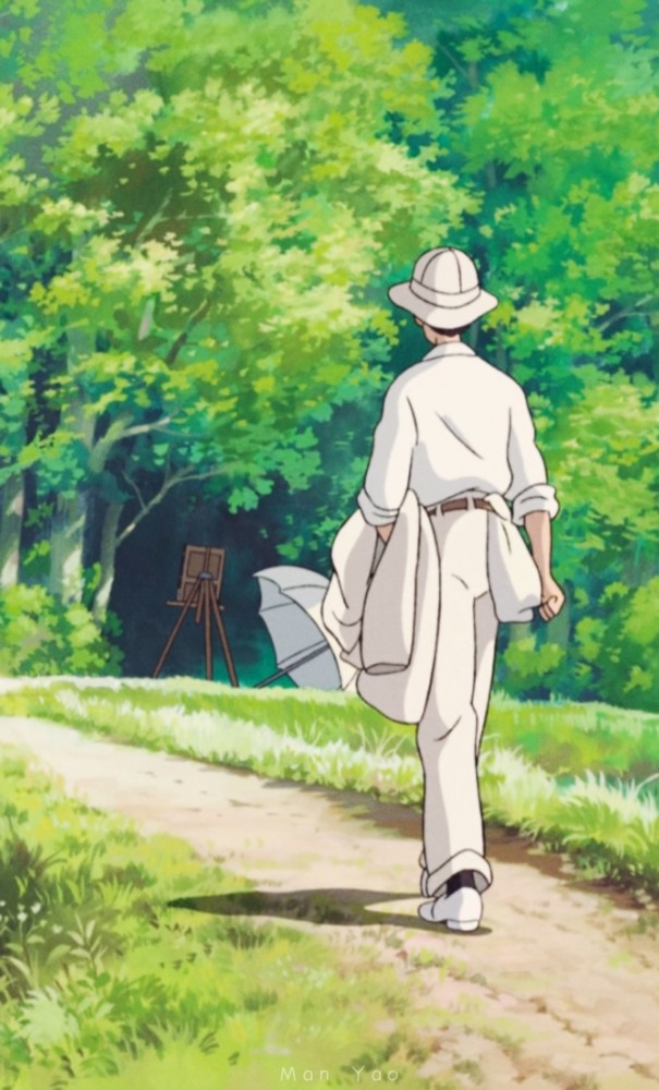 宫崎骏动漫背景图即使起风了也要好好活下去