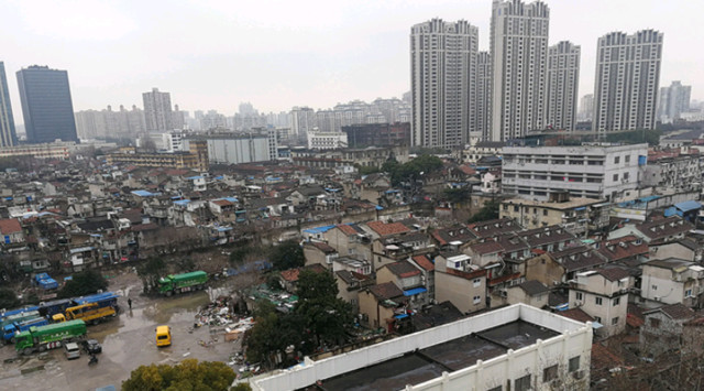 3月20日下午,杨浦区最大一幅毛地出让项目——定海129,130街坊旧区